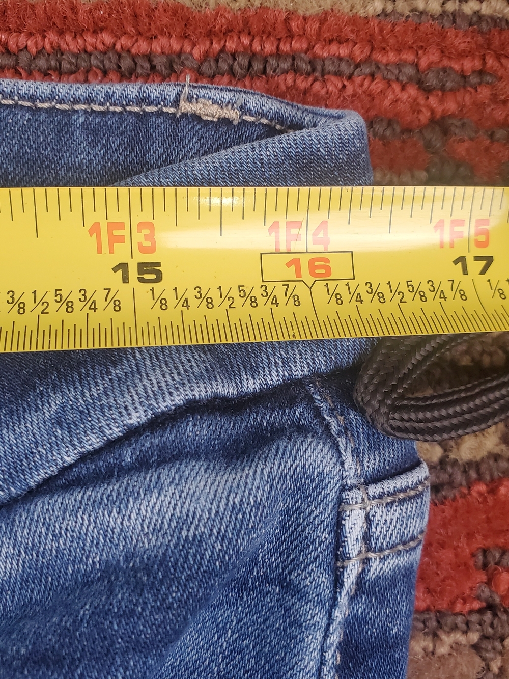 Buckle Black Fit No. 53 Straight Jeans Women's 31x32 Blue Stretch - Picture 5 of 13